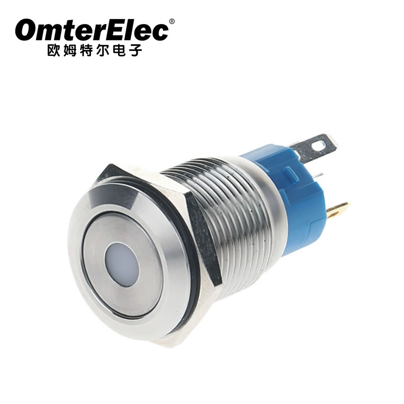 16F spot light normally closed normally open metal emergency stop button