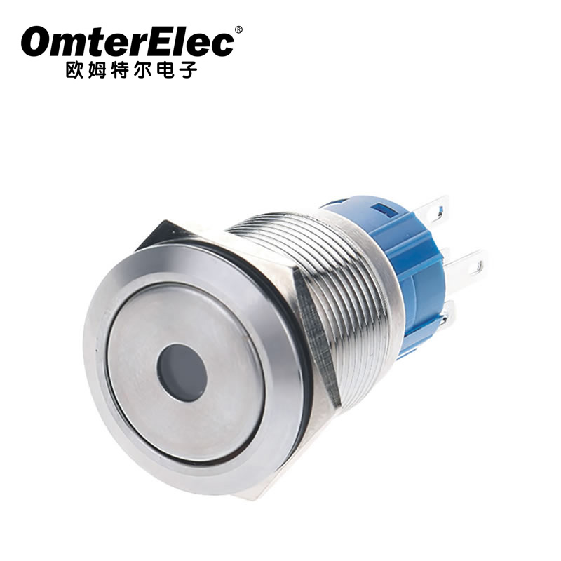 19C spot light NO NC 19mm key switch on off Metal