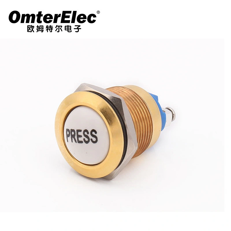 19MM ceramic design metal push button switch