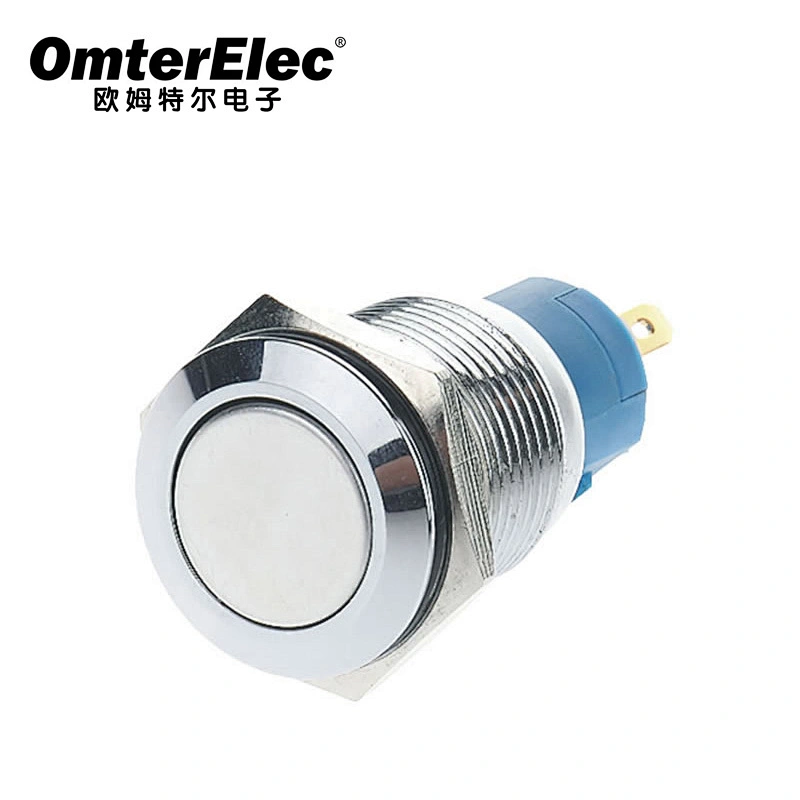16F No light flat head NC NO CE, RoHS  Silver contact