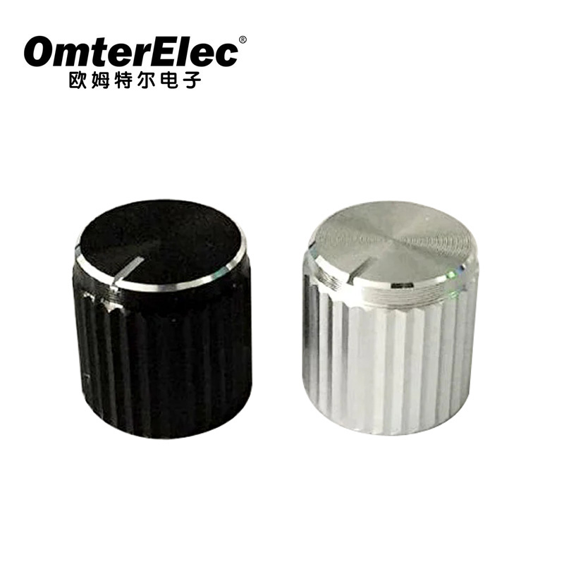 aluminium potentiometer knobs