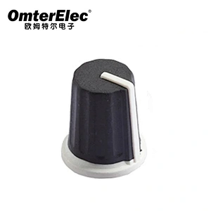 rubber knob for 18T knurled shaft