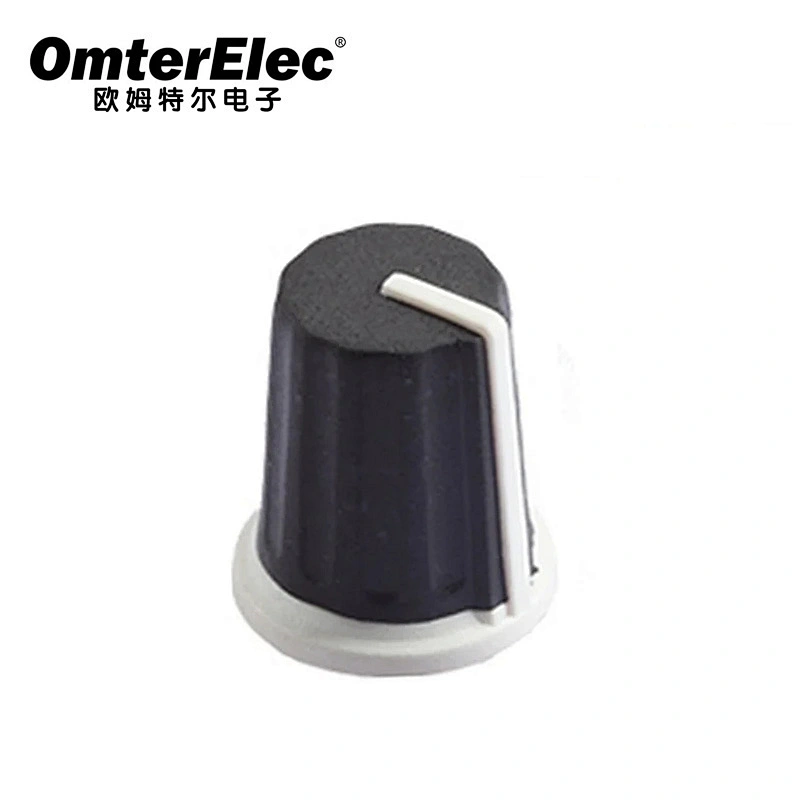 rubber knob for 18T knurled shaft