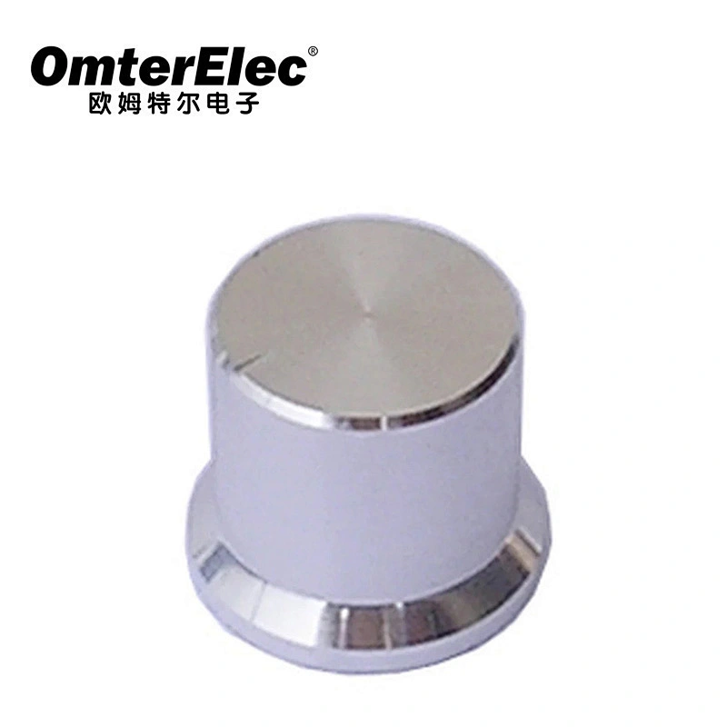 Knurled aluminium shell on plastic inne