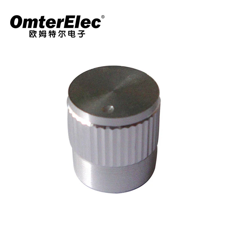 Aluminum alloy knob silver color
