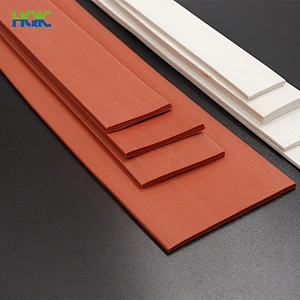 High temperature resistant flat square sponge foam silicone seal strip