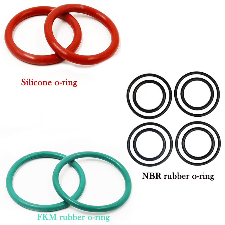 Silicone rubber rings NBR EPDM VMQ FKM customizable o rings