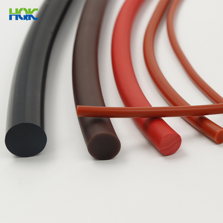 Customized Heat resistant Silicone Rubber Strip Round Cord