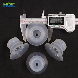 Custom High Quality cnc Industrial Heavy Duty  Silicone Rubber Vacuum Sucker