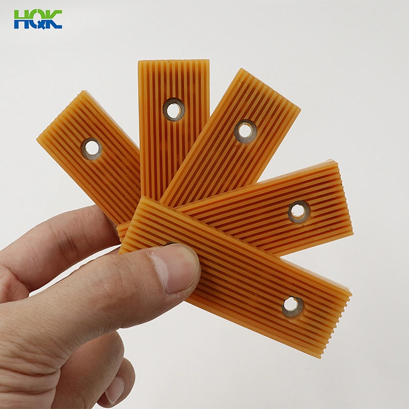 High temperature resistant rectangular silica gel cushion with steel plate silicone cushion