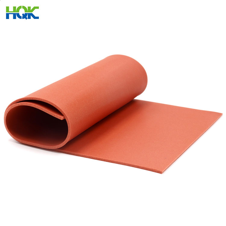 High quality high density foam board sheets 1mm 2mm 5mm red soft silicone sheet foam