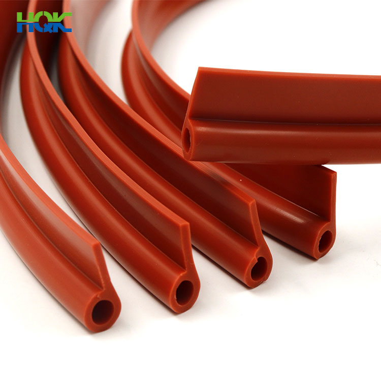 Extruded P Shaped Silicone Rubber Seal Strip