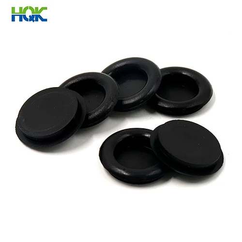 Round Closed Cable Wire Silicone Rubber Grommet