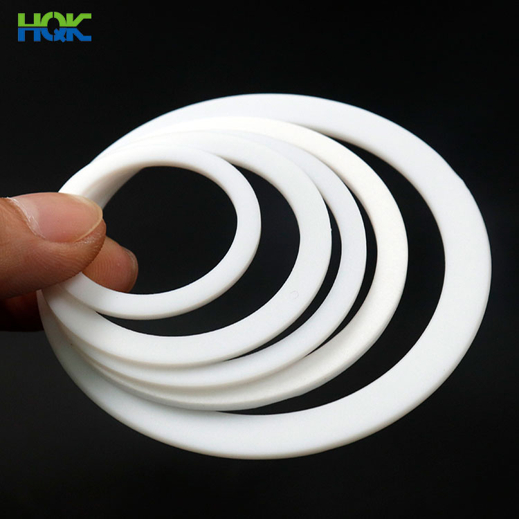 High Thermo Stability Telfon Flat Cylinder Sealing Rings PTFE Gasket