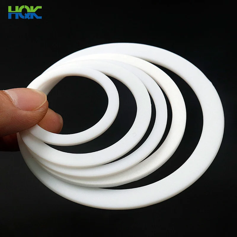 High Thermo Stability Telfon Flat Cylinder Sealing Rings PTFE Gasket
