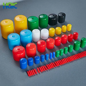 PVC rubber cover thread protective plug screw protective caps round rubber protective cap dust cover