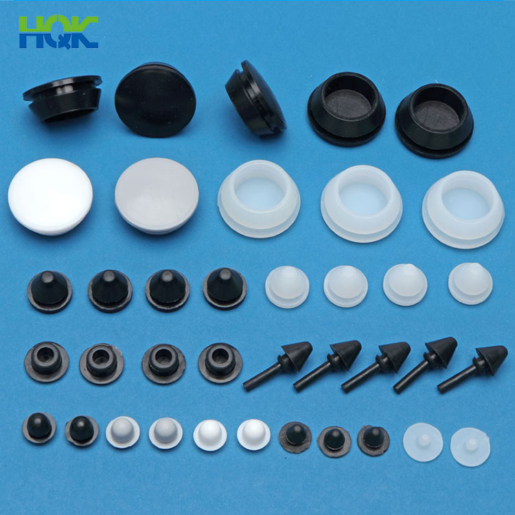 Silicone plug Anti-collision rubber screw plug plug head