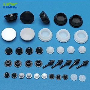 Silicone plug Anti-collision rubber screw plug plug head