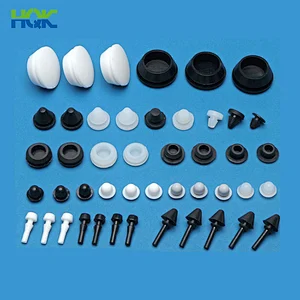 High Temperature Spraying Silicone Rubber Plug Screw Plug Hole Protection Round Silicone Plug
