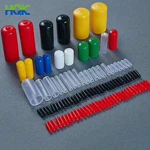 PVC rubber cover thread protective plug screw protective caps round rubber protective cap dust cover
