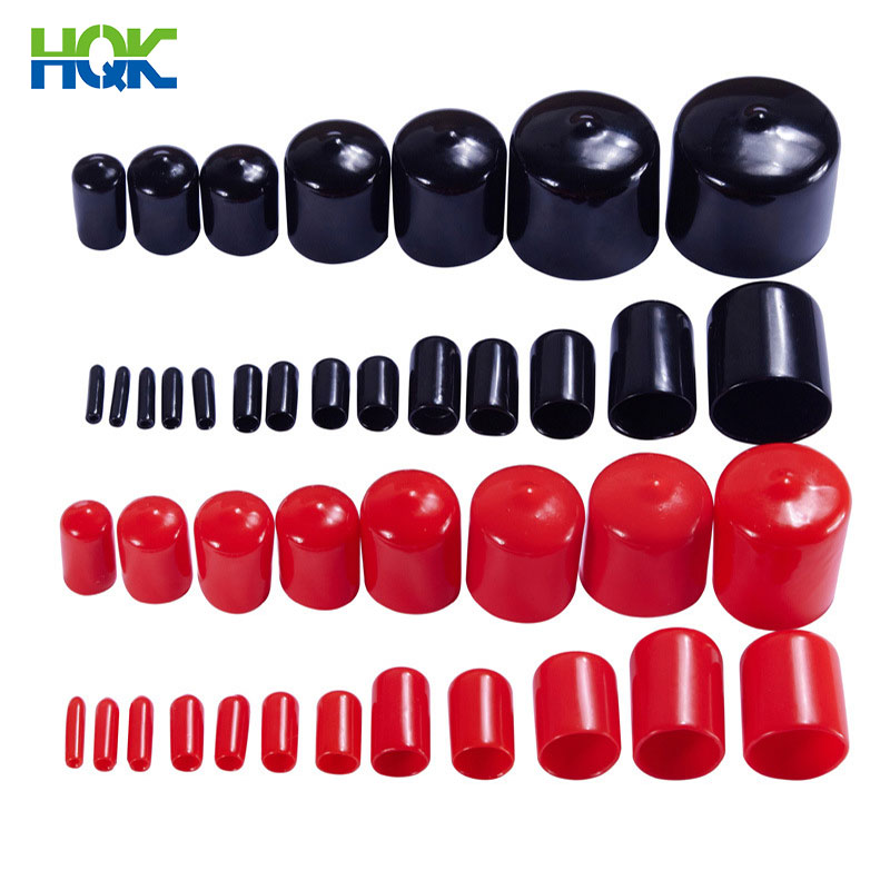 PVC rubber cover thread protective plug screw protective caps round rubber protective cap dust cover