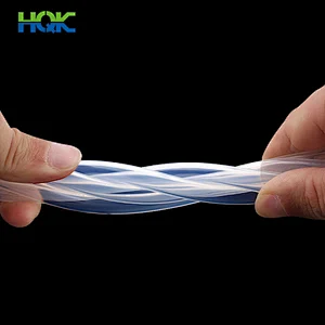 tuyau en silicone transparent de qualité alimentaire résistant aux hautes températures