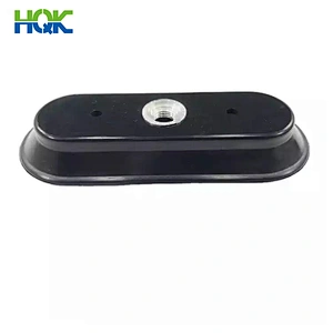 Factory custom oil resistant oval rubber vacuum suction cups