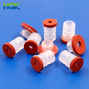 High temperature rough surface rubber sponge vacuum sucker silicone sponge sucker industrial sucker