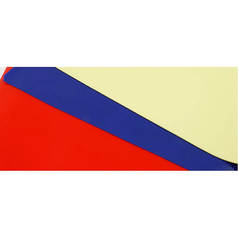 Feuille de caoutchouc de silicone de surface mate de taille et de couleur différentes personnalisées des deux côtés et d'un seul côté