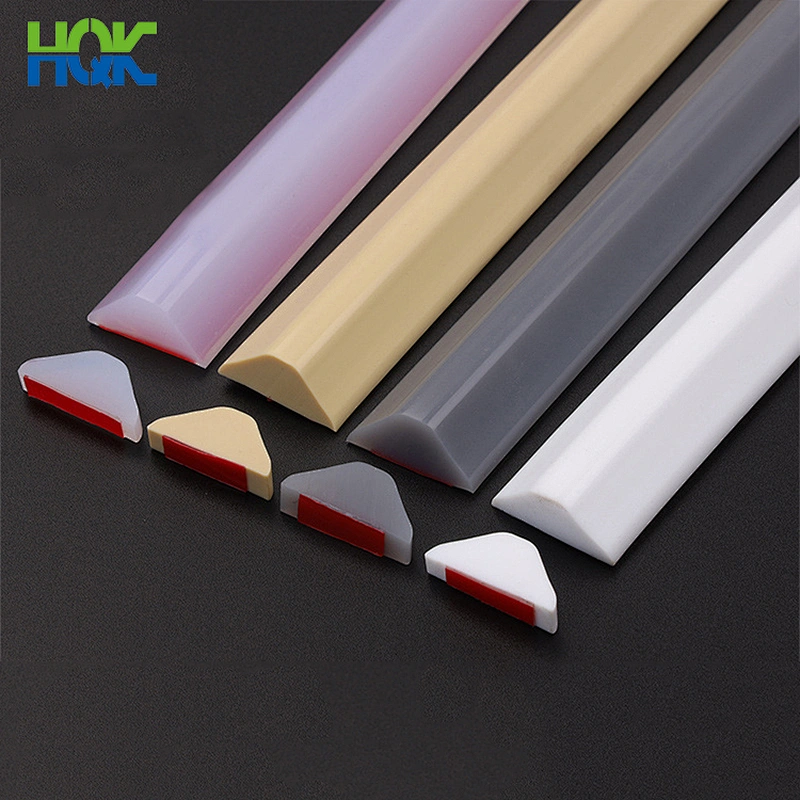 Custom silicone rubber seal strip high temperature resistance reusable different special-shaped silicone tube strip
