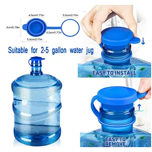 5 Gallon Water Jug Cap Silicone Leak and Spill Resistant Replacement Caps Plug