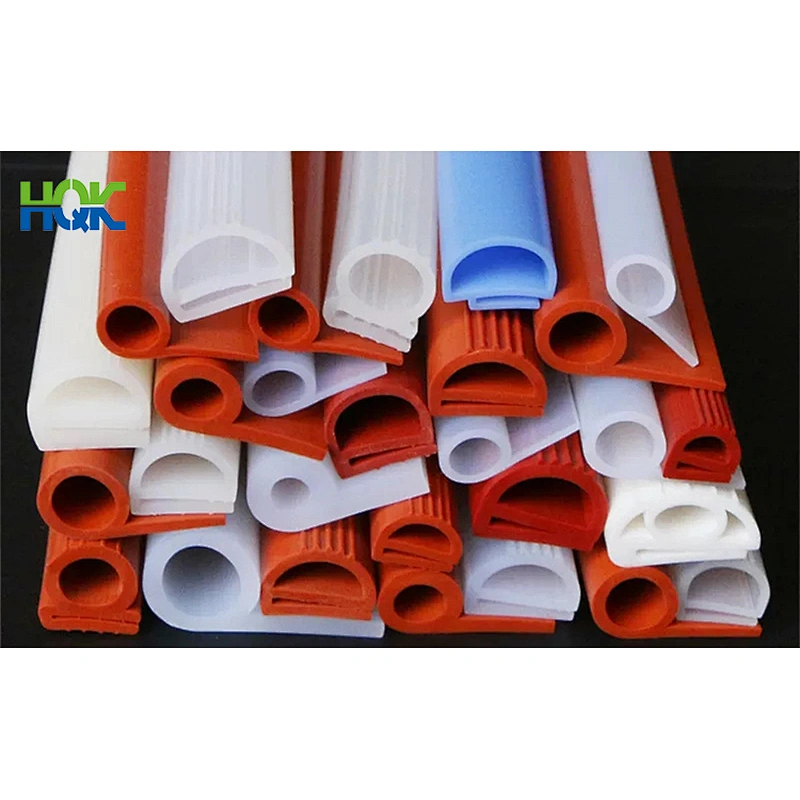 Customized Heat & Low Temperature Resistant E P Shaped Silicone Rubber Seal Strip for Oven Door Seal