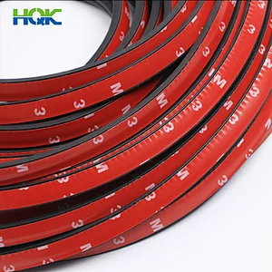 Five-hole new B-type car door sound insulation seal strip rubber strip