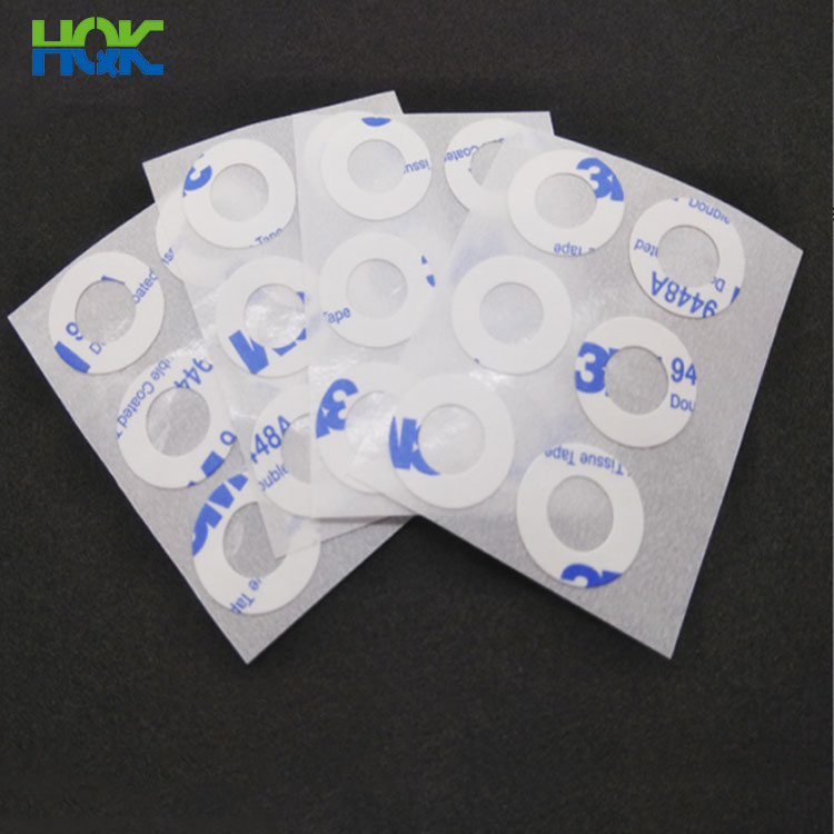 Custom 3m adhesive sticky shockproof silicone rubber o-ring gasket