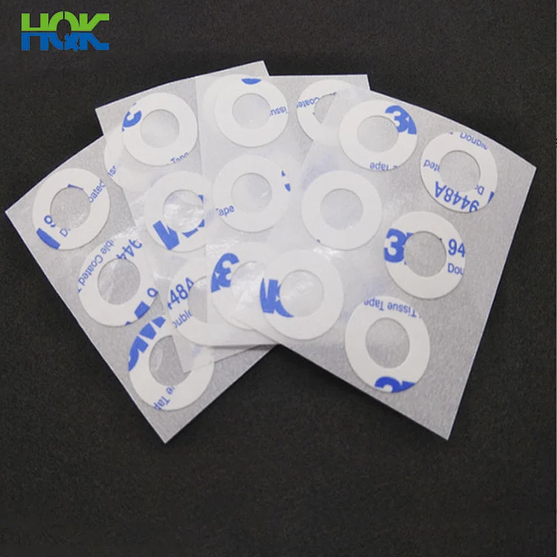 Custom 3m adhesive sticky shockproof silicone rubber o-ring gasket
