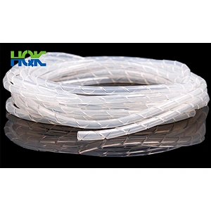 High temperature resistant coil tube silicone wire tube winding flame retardant network cable protective tube