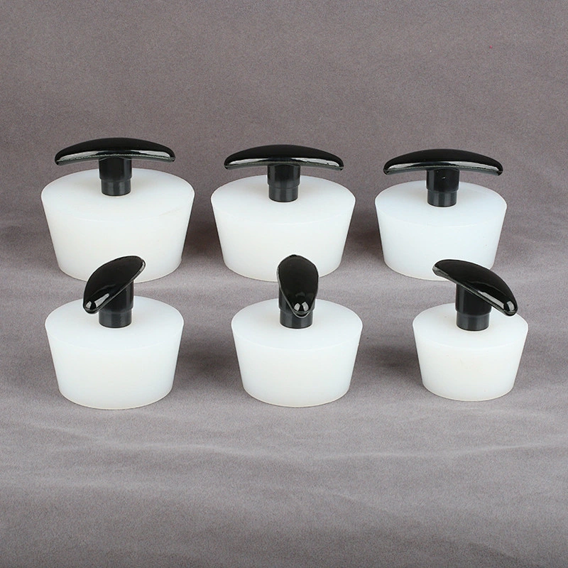 Custom molded bathtub water bottle rubber sink stopper
