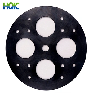 Customized factory different shape silicone rubber pad die-cutting rubber gasket