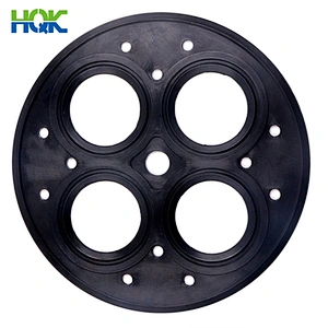 Customized factory different shape silicone rubber pad die-cutting rubber gasket