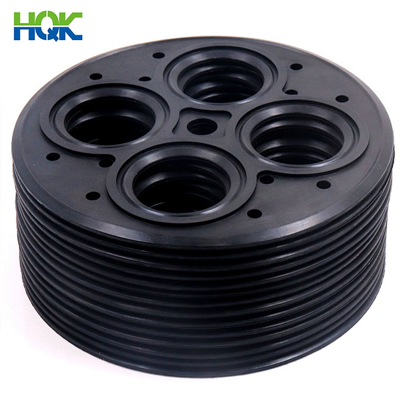 Customized factory different shape silicone rubber pad die-cutting rubber gasket
