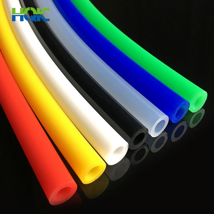 tube en silicone résistant aux hautes températures tuyau transparent givré tube en silicone fini mat