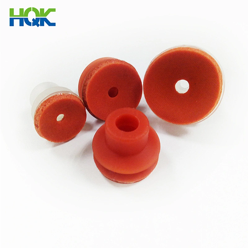 High temperature rough surface rubber sponge vacuum sucker silicone sponge sucker industrial sucker