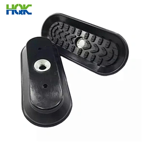Factory custom oil resistant oval rubber vacuum suction cups