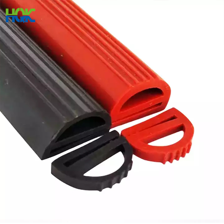 Customized Heat & Low Temperature Resistant E P Shaped Silicone Rubber Seal Strip for Oven Door Seal
