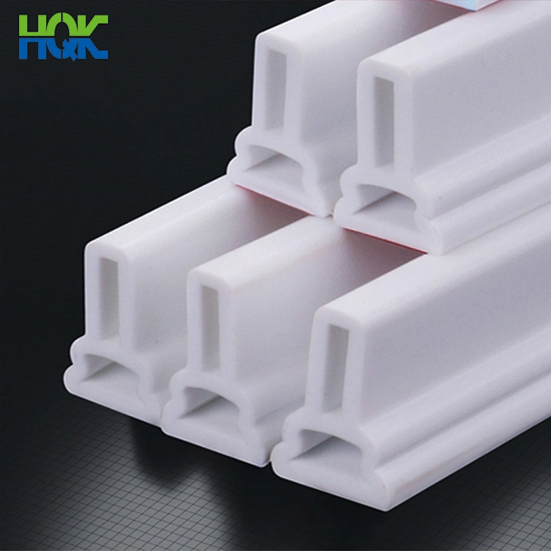 Custom silicone rubber seal strip high temperature resistance reusable different special-shaped silicone tube strip