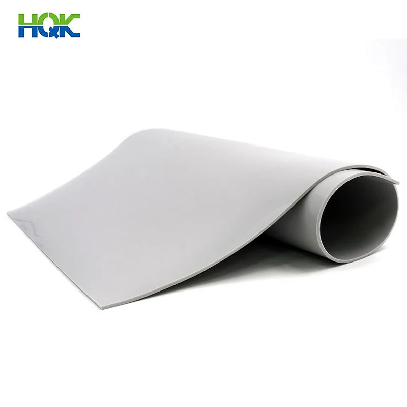 Custom different size and color both side and single side matt surface silicone Rubber Sheet