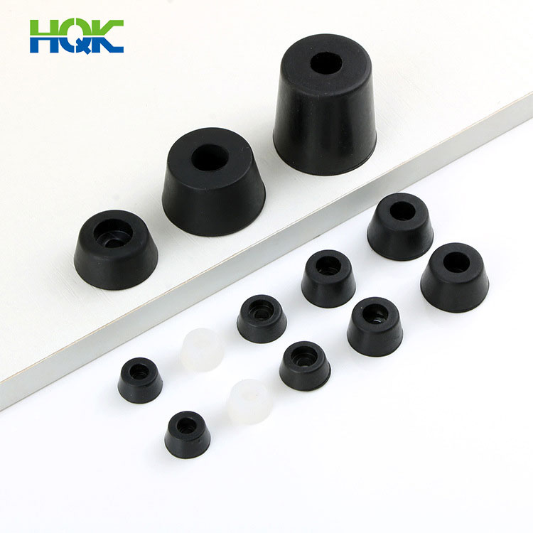Shock-absorbing environmental protection rubber feet with gaskets for furniture