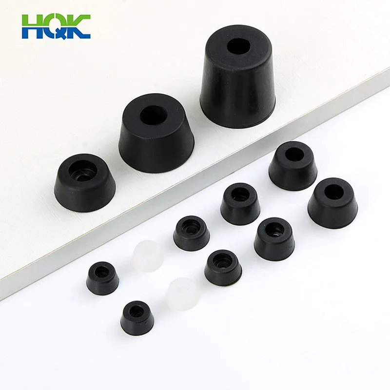 Shock-absorbing environmental protection rubber feet with gaskets for furniture