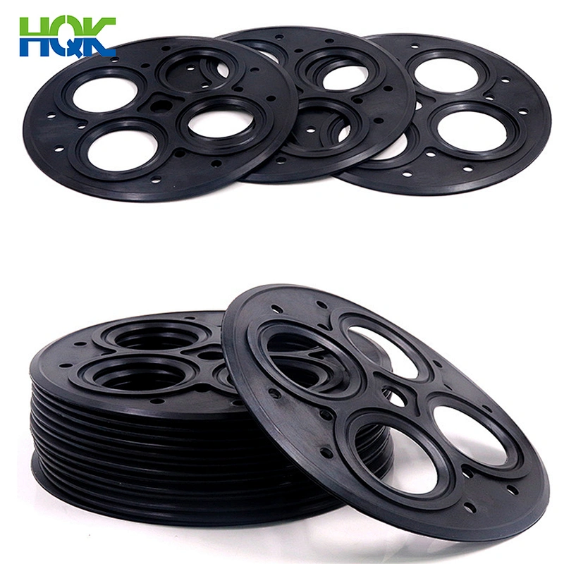 Customized factory different shape silicone rubber pad die-cutting rubber gasket