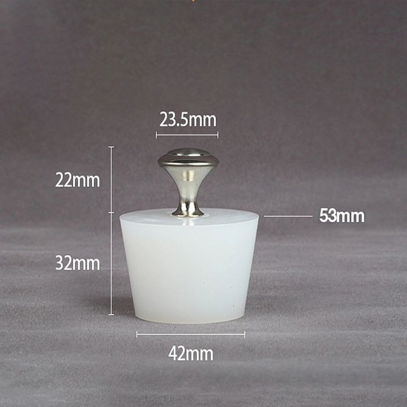 Custom molded bathtub water bottle rubber sink stopper